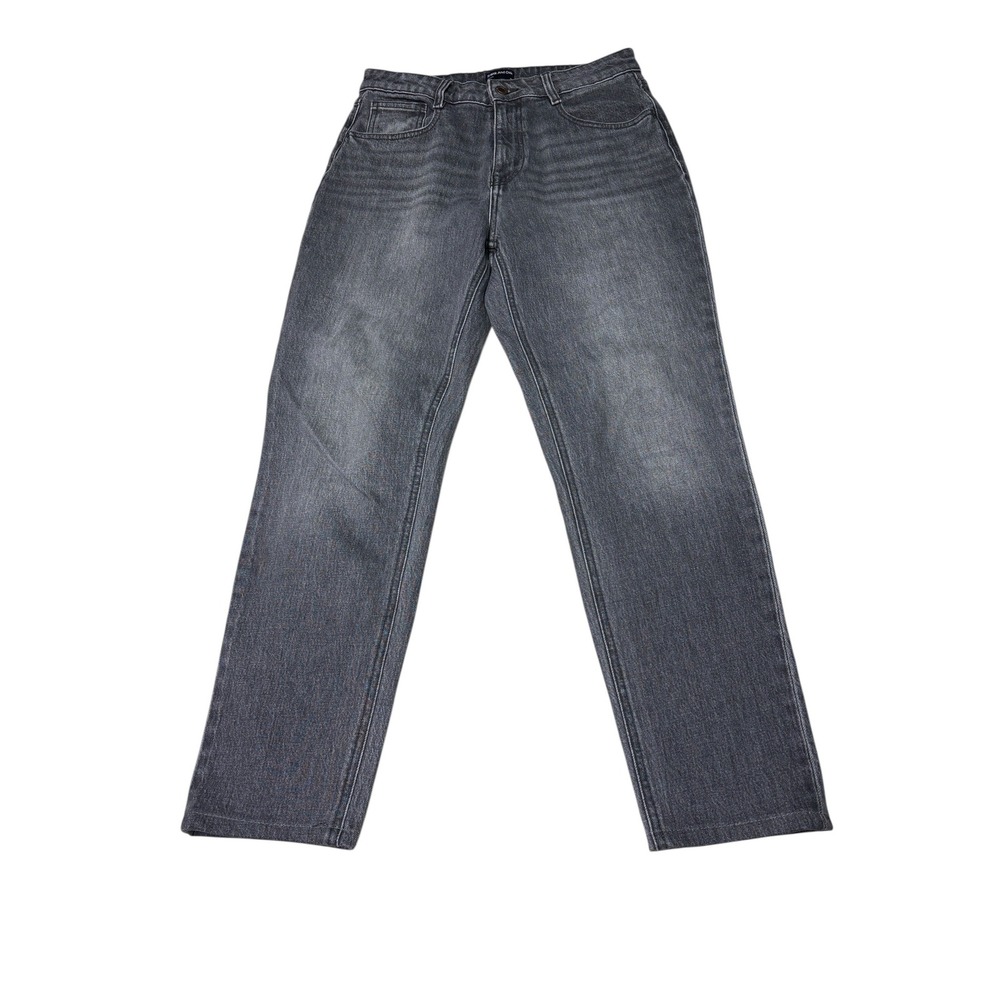 Frank And Oak Kim Slim Fit Jeans Washed Black Denim Size 29X28 Womens